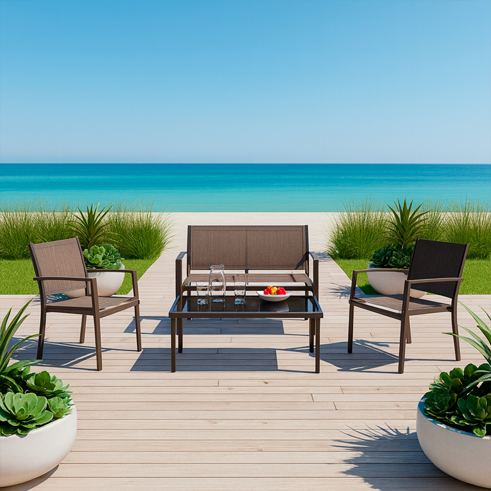 Conjunto para Terraço Relax Cinza