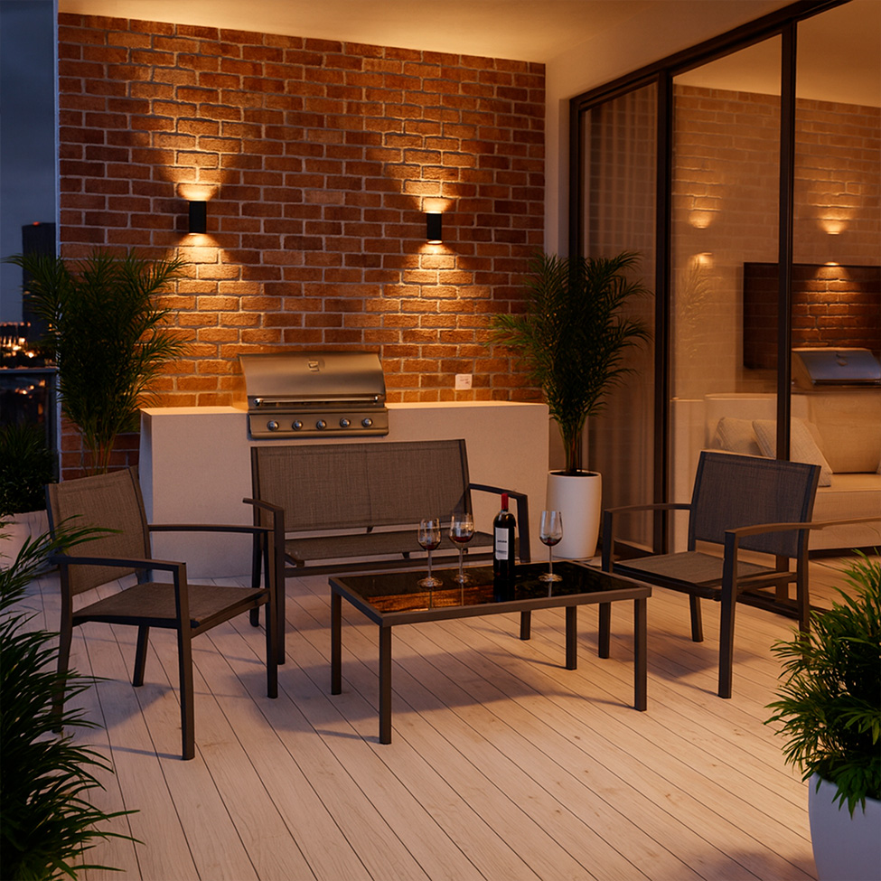 Conjunto para Terraço Relax Cinza