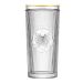 Copo Alto Pequenos Voadores Borboleta Transparente e Dourado 350ml