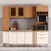 Cozinha Compacta Briz 10 Portas 2 Gavetas Nature e Off White