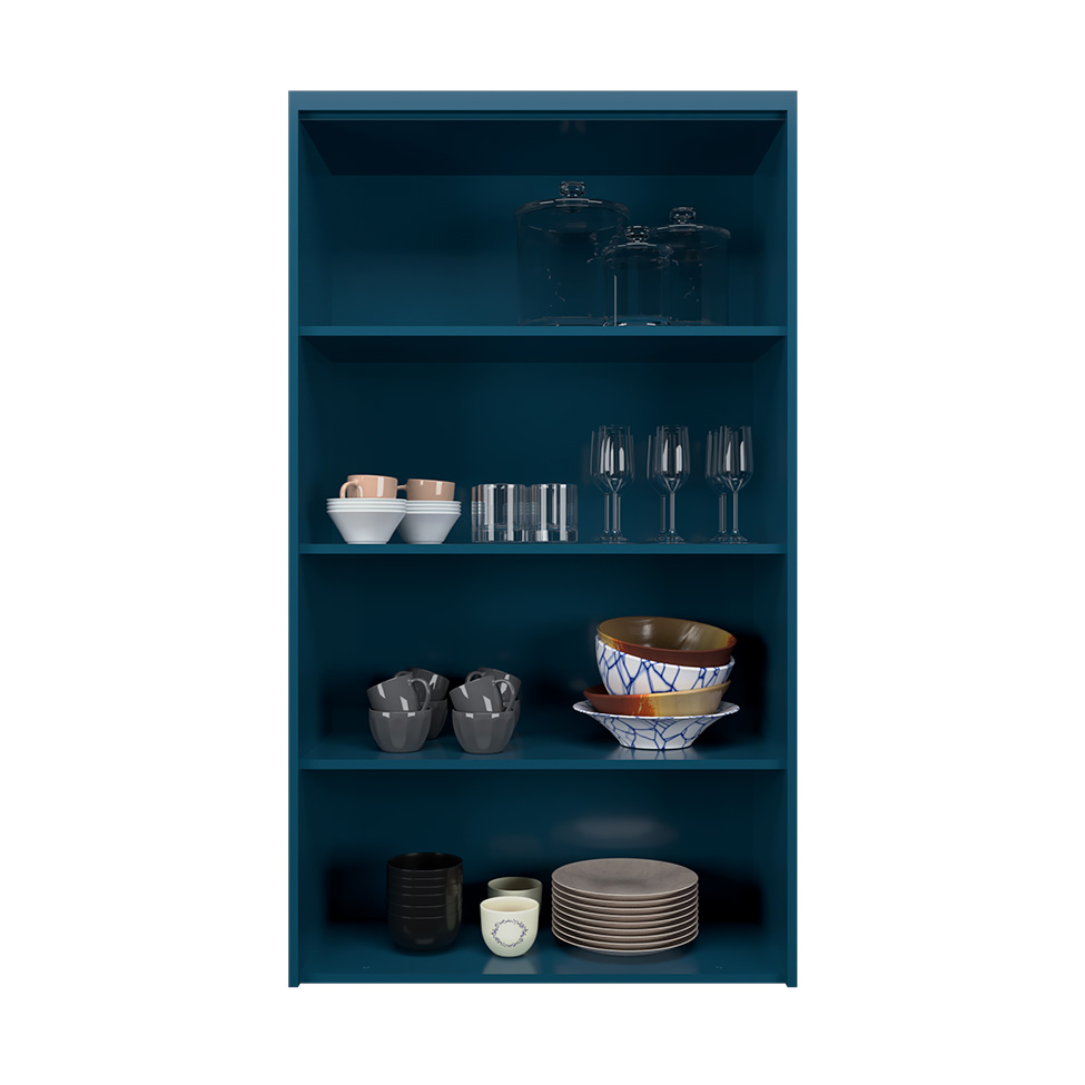 Cozinha Compacta Évora 10 Portas Azul Órion