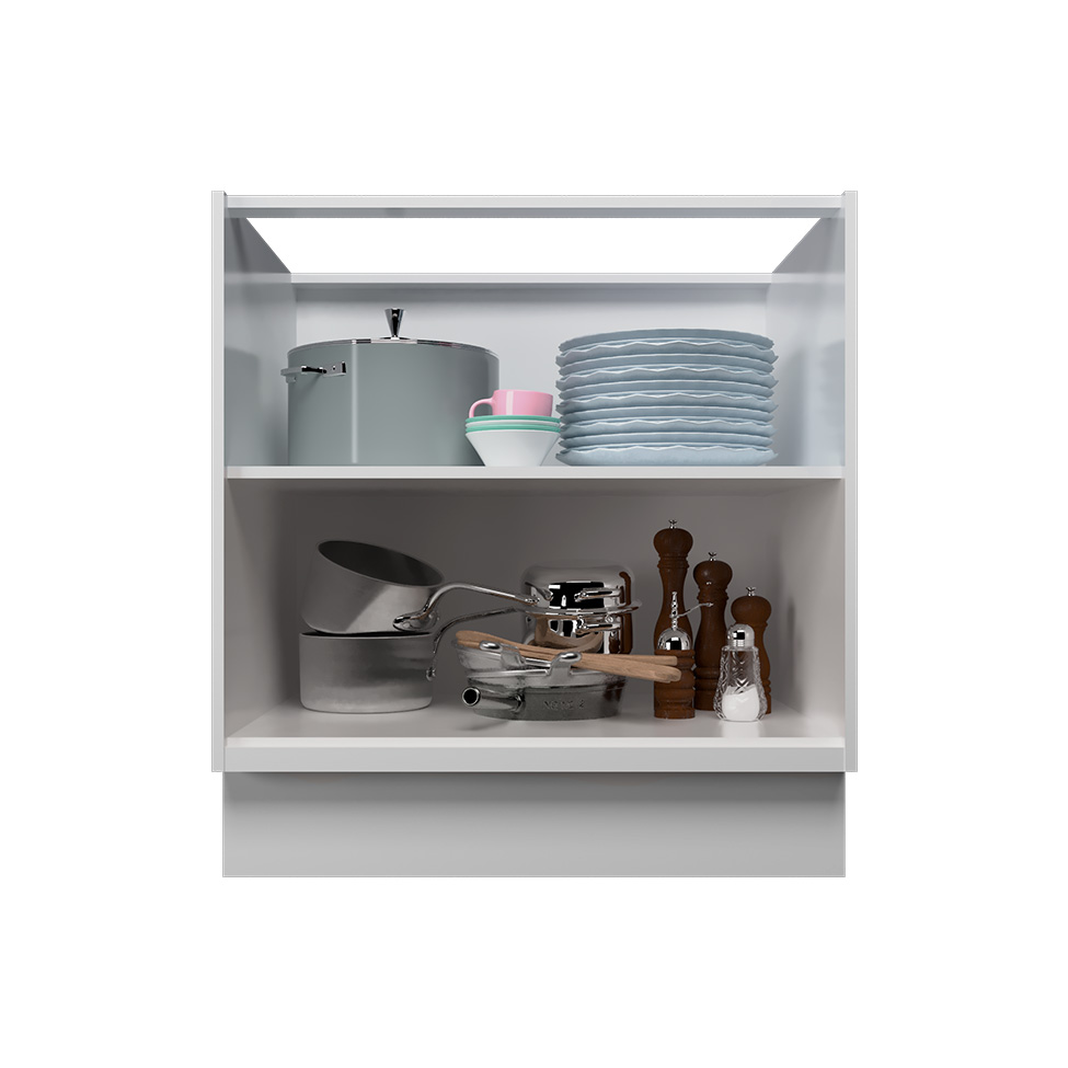 Cozinha Compacta Évora 10 Portas Branco Ártico