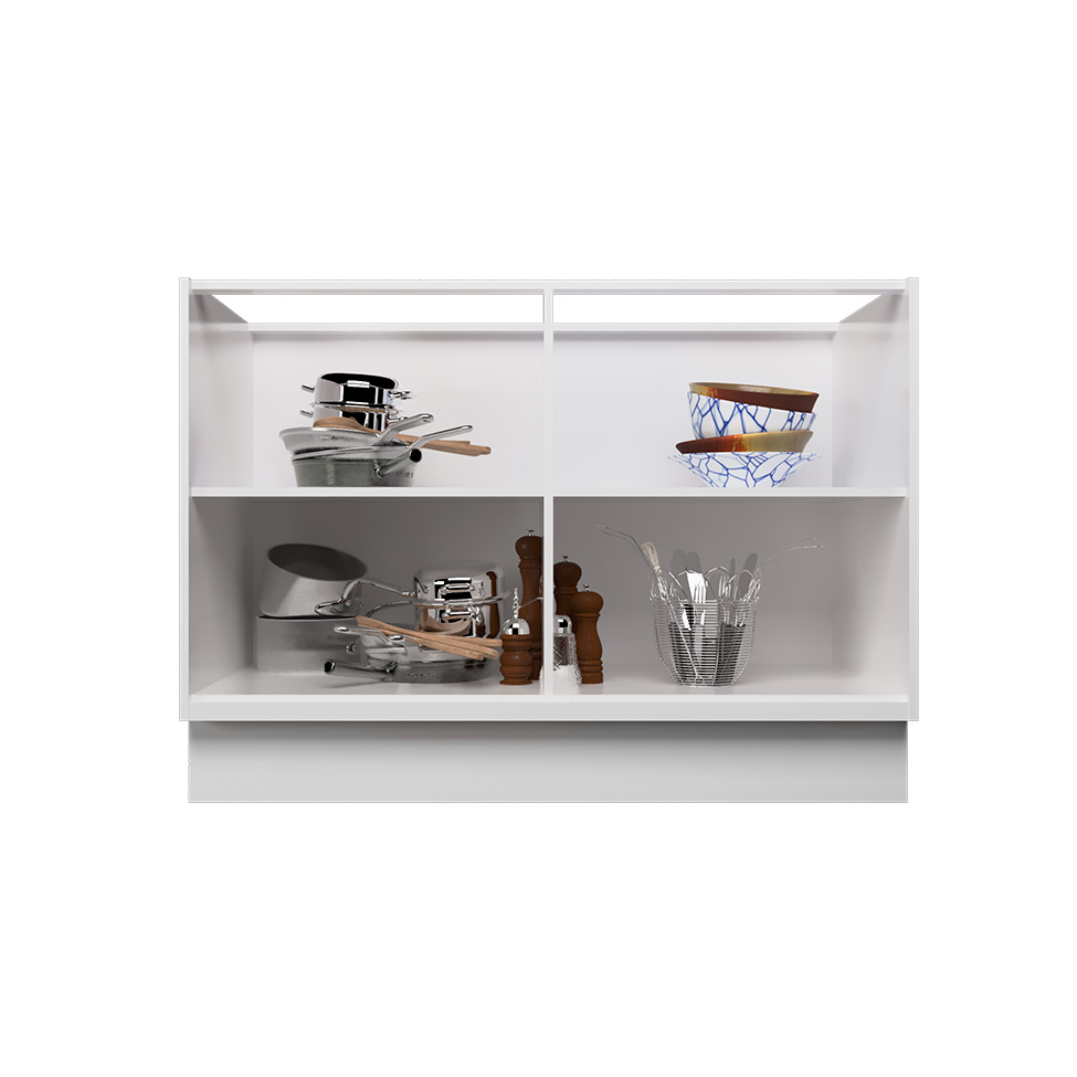 Cozinha Compacta Évora 10 Portas Branco Ártico