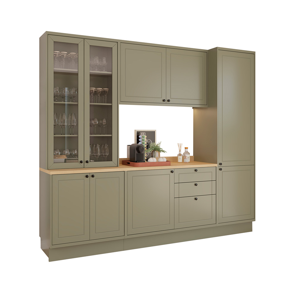 Cozinha Compacta Évora 10 Portas Verde Hill