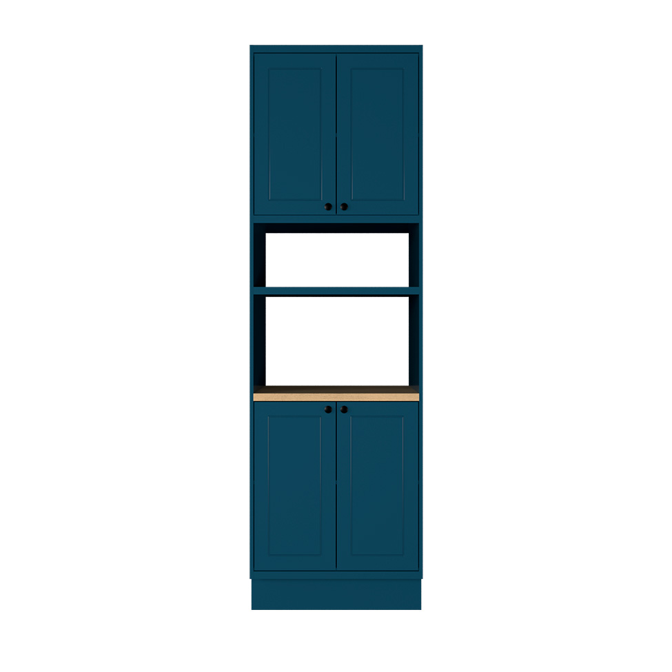 Cozinha Compacta Évora 9 Portas Azul Órion