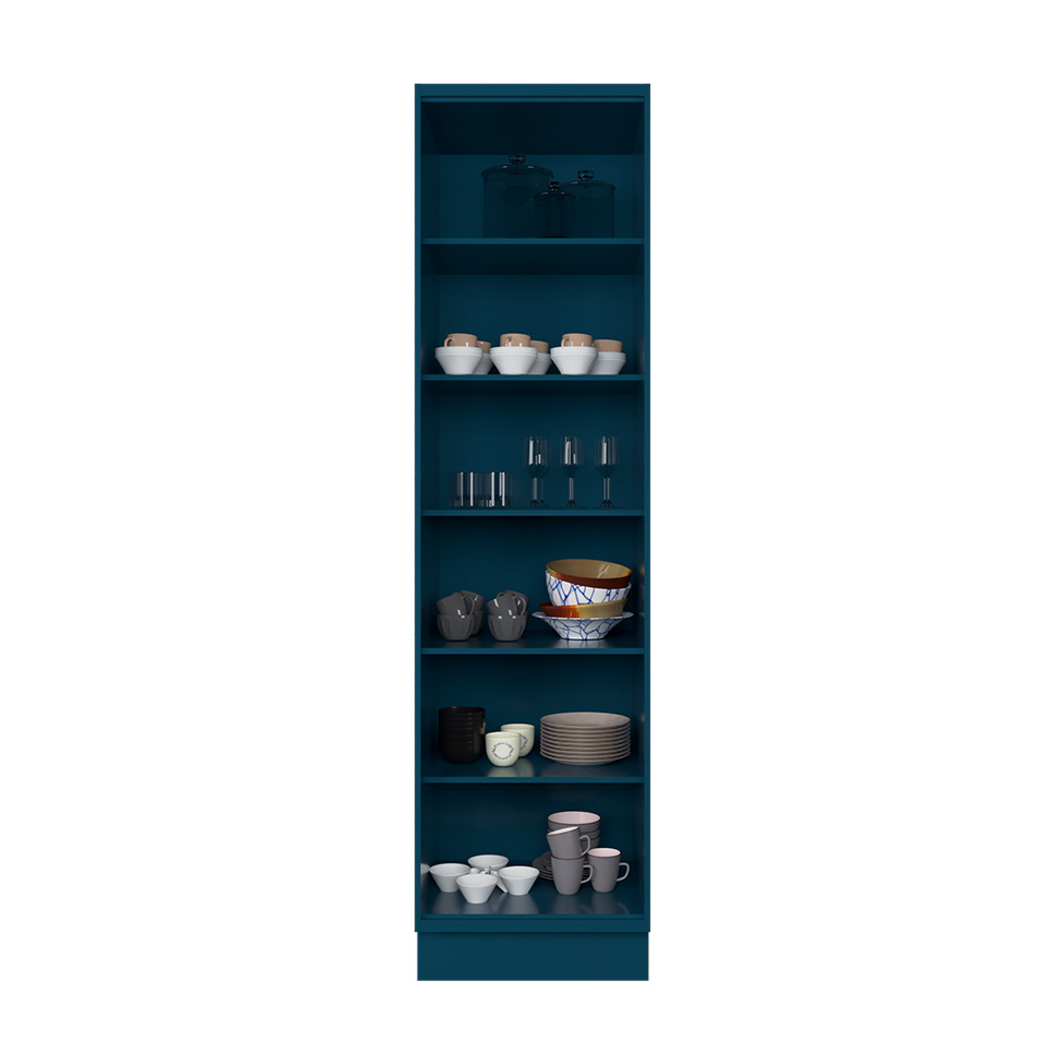 Cozinha Compacta Évora 9 Portas Azul Órion