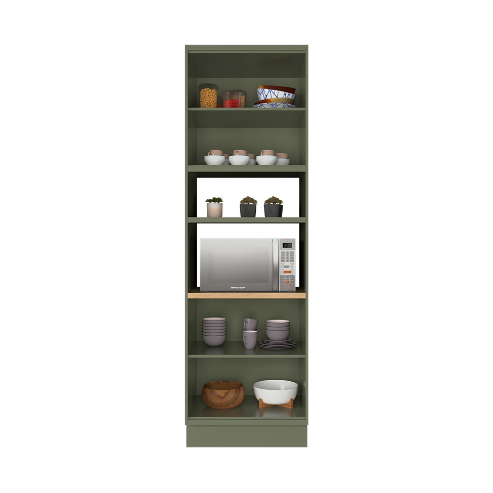 Cozinha Compacta Évora 9 Portas Verde Hill