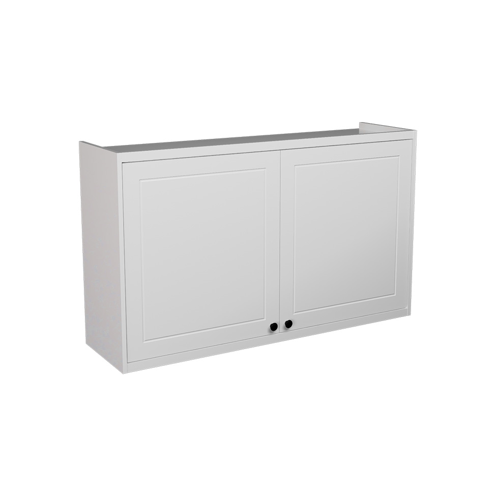 Cozinha Compacta Évora com Tampo para Cooktop 8 Portas 3 Gavetas Branco Ártico