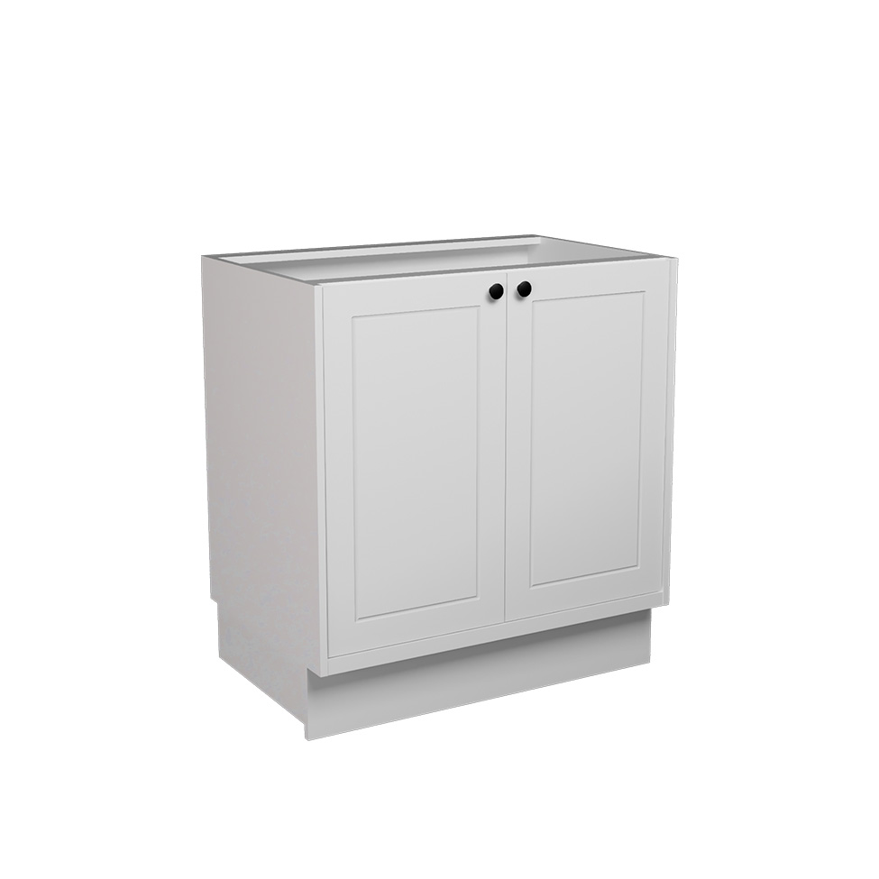 Cozinha Compacta Évora com Tampo para Cooktop 8 Portas 3 Gavetas Branco Ártico