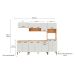 Cozinha Compacta Essência 100% MDF 12 Portas 1 Gaveta Frejó e Off White