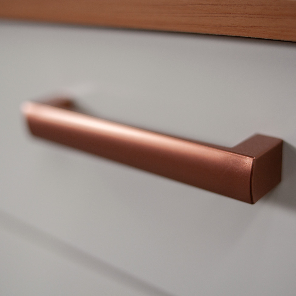 Cozinha Compacta Essência 100% MDF 8 Portas 1 Gaveta Freijó e Off White 260 cm