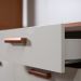 Cozinha Compacta Essência 100% MDF 8 Portas 1 Gaveta Freijó e Off White 260 cm