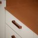 Cozinha Compacta Essência 100% MDF 9 Portas 1 Gaveta Freijó e Off White