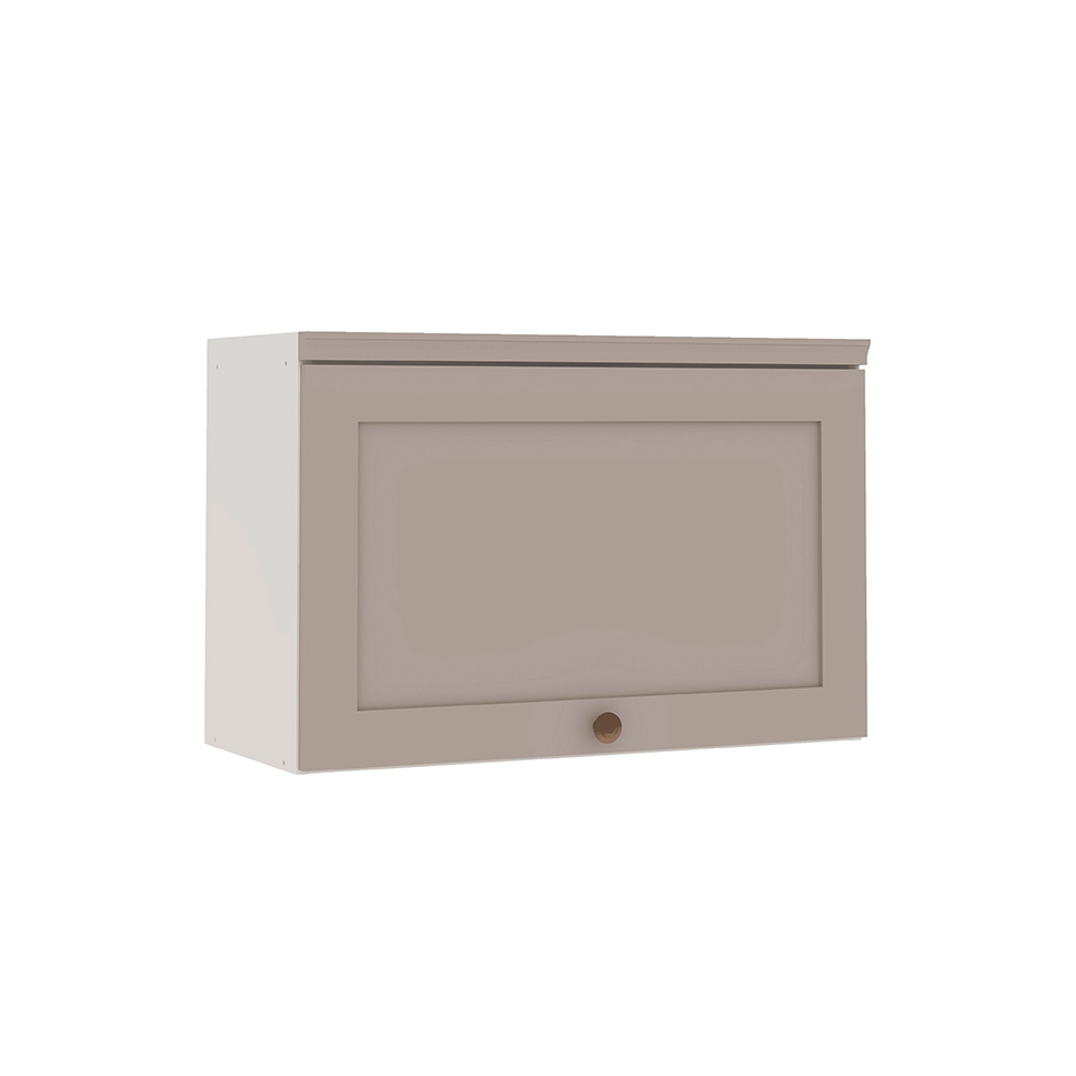Cozinha Compacta Iluminata 12 Portas 3 Fendi e Branco