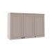 Cozinha Compacta Iluminata 12 Portas 3 Fendi e Branco