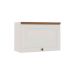 Cozinha Compacta Iluminata 12 Portas 3 Gavetas Branco e Ébano