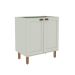 Cozinha Compacta Iluminata 12 Portas 3 Gavetas Mint e Ébano