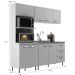 Cozinha Compacta Ipanema 8 Portas 3 Gavetas Branca