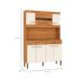 Cozinha Compacta Laura 8 Portas 2 Gavetas Cinamomo e Off White