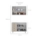Cozinha Compacta Maranello 100% MDF 5 Portas 4 Gavetas Bege