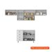 Cozinha Compacta Maranello 100% MDF 7 Portas 4 Gavetas Branco