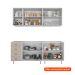 Cozinha Compacta Maranello 100% MDF 9 Portas 4 Gavetas Bege