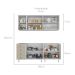 Cozinha Compacta Maranello 100% MDF 9 Portas 4 Gavetas Bege