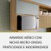 Cozinha Compacta Marquesa II 100% MDF 7 Portas 6 Gavetas Verde e Nature