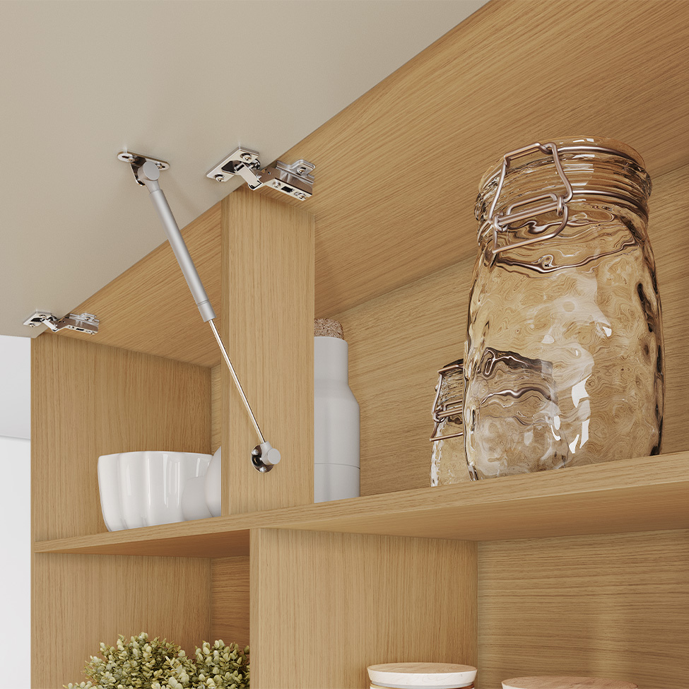 Cozinha Compacta Nobreza 100% MDF 7 Portas 2 Gavetas Carvalho e Greice