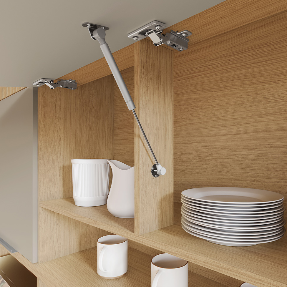 Cozinha Compacta Realeza 100% MDF 5 Portas 2 Gavetas Carvalho e Greice