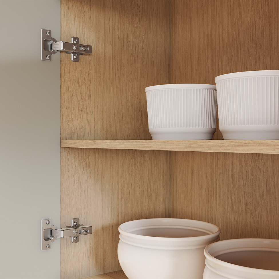 Cozinha Compacta Realeza 100% MDF 6 Portas 3 Gavetas Carvalho e Titânio