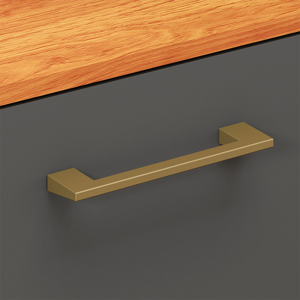 Cozinha Compacta Suspensa Mila 7 Portas 2 Gavetas Cinamomo e Grafite