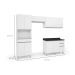 Cozinha Compacta Top Class 8 Portas 3 Gavetas Branca