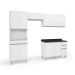 Cozinha Compacta Top Class 8 Portas 3 Gavetas Branca
