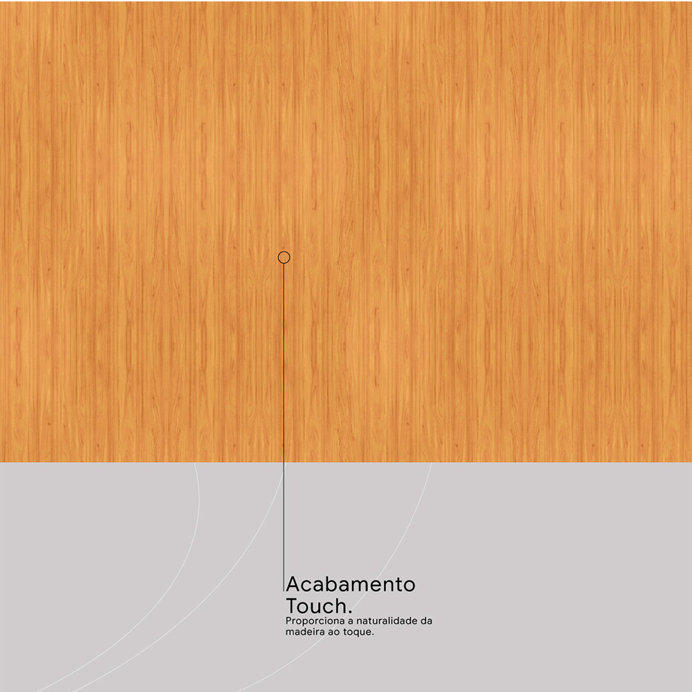 Cozinha Compacta com Vidro Reflecta Plena 7 Portas 1 Gaveta Nude e Cinamomo