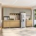Cozinha Completa 100% MDF Simone Mendes 13 Portas 4 Gavetas Bege e Carvalho