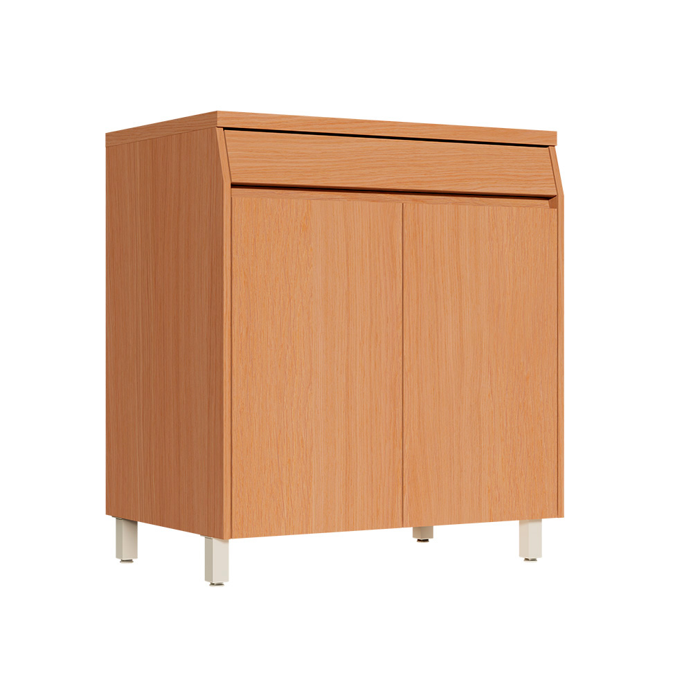 Cozinha Completa 100% MDF Simone Mendes 13 Portas 4 Gavetas Bege e Carvalho