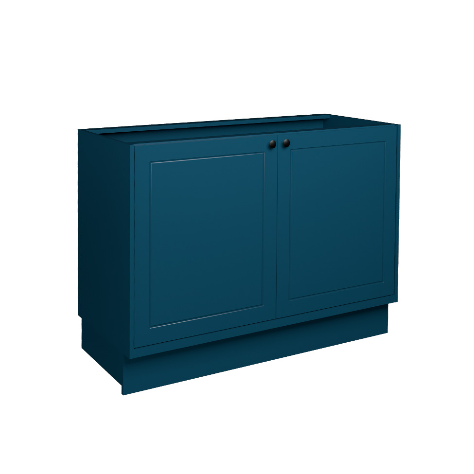 Cozinha Completa Évora 16 Portas 3 Gavetas Azul Órion