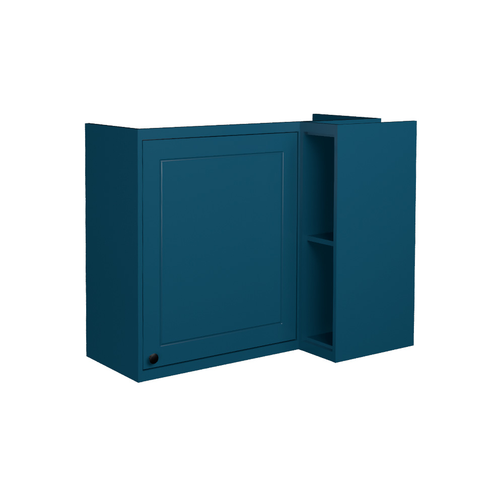 Cozinha Completa Évora 16 Portas 3 Gavetas Azul Órion