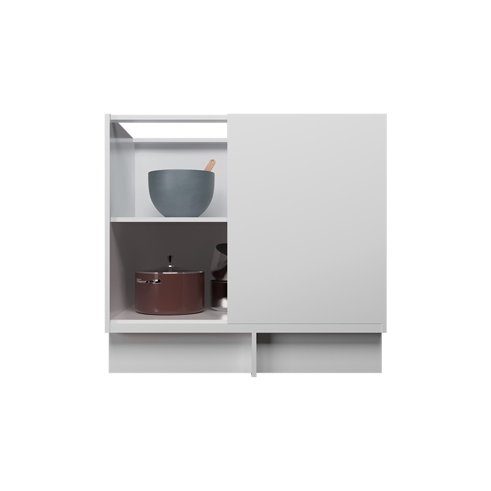 Cozinha Completa Évora 16 Portas 3 Gavetas Branco Ártico