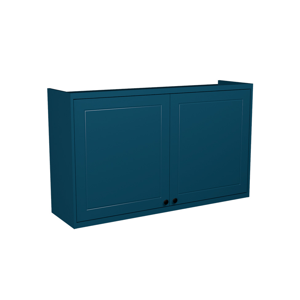 Cozinha Completa Évora com Bancada 6 Portas 3 Gavetas Azul Órion
