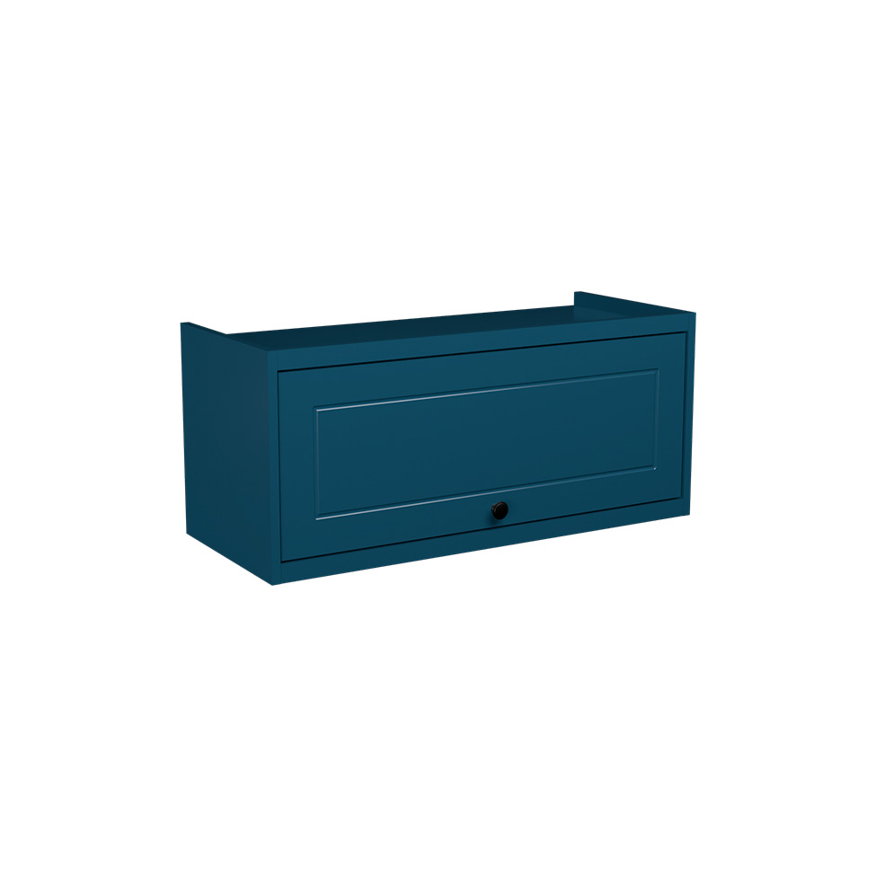 Cozinha Completa Évora com Bancada 6 Portas 3 Gavetas Azul Órion