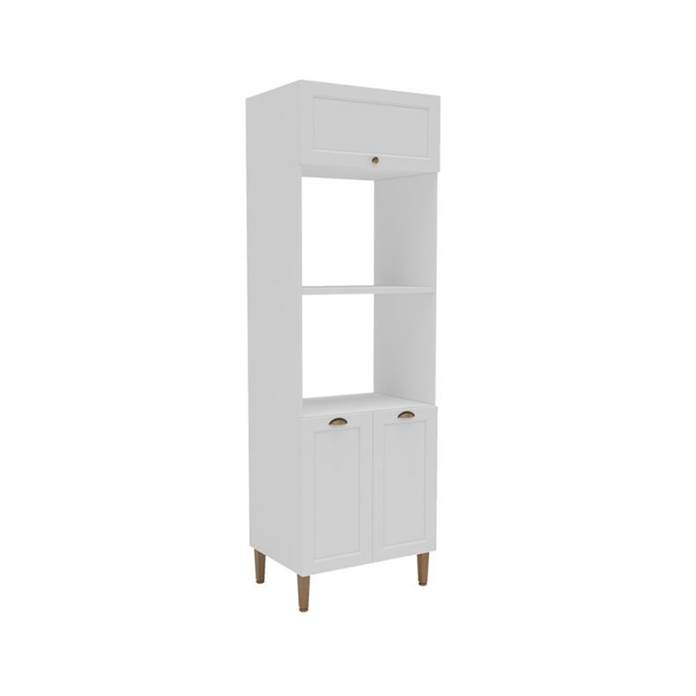 Cozinha Completa Lavanda 10 Portas 3 Gavetas Branca