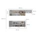 Cozinha Completa Maranello 100% MDF 10 Portas 4 Gavetas Cinza