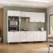 Cozinha Completa Maranello 100% MDF 11 Portas 4 Gavetas Branco