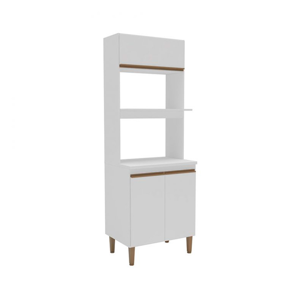 Cozinha Completa Margarida 9 Portas 3 Gavetas Branca