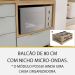 Cozinha Completa Marquesa II com Ilha 100% MDF 4 Portas 7 Gavetas Verde e Nature