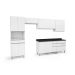 Cozinha Completa Top Class 10 Portas 6 Gavetas Branca