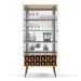 Cristaleira Estela 2 PT Cinamomo e Off White
