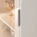 Cristaleira Mirage 1 Porta Off White e Cinamomo
